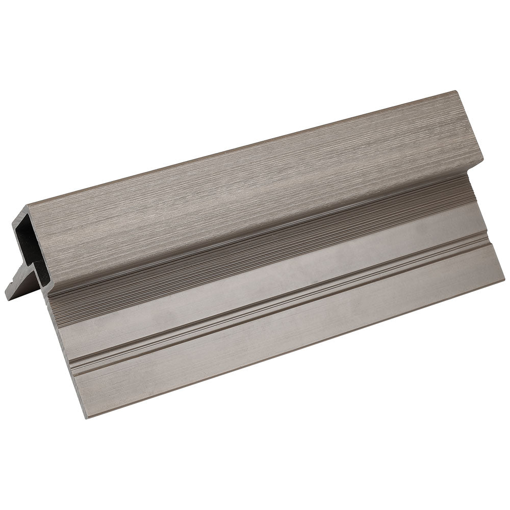 Exterior Corner Trim 3"x3.1"x16’ #UH60 (for #UH58) Silver Gray