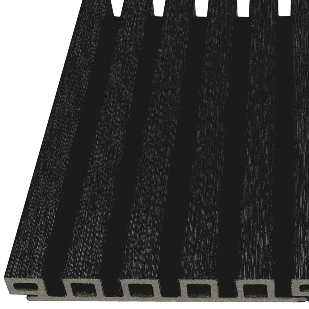 Composite Norvegian Siding #UH61 - 1’’ x 7.7’’ Charcoal