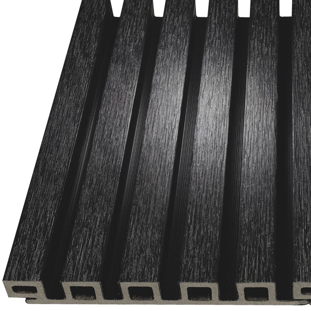 Composite Norvegian Siding #UH61 - 1’’ x 7.7’’ Charcoal