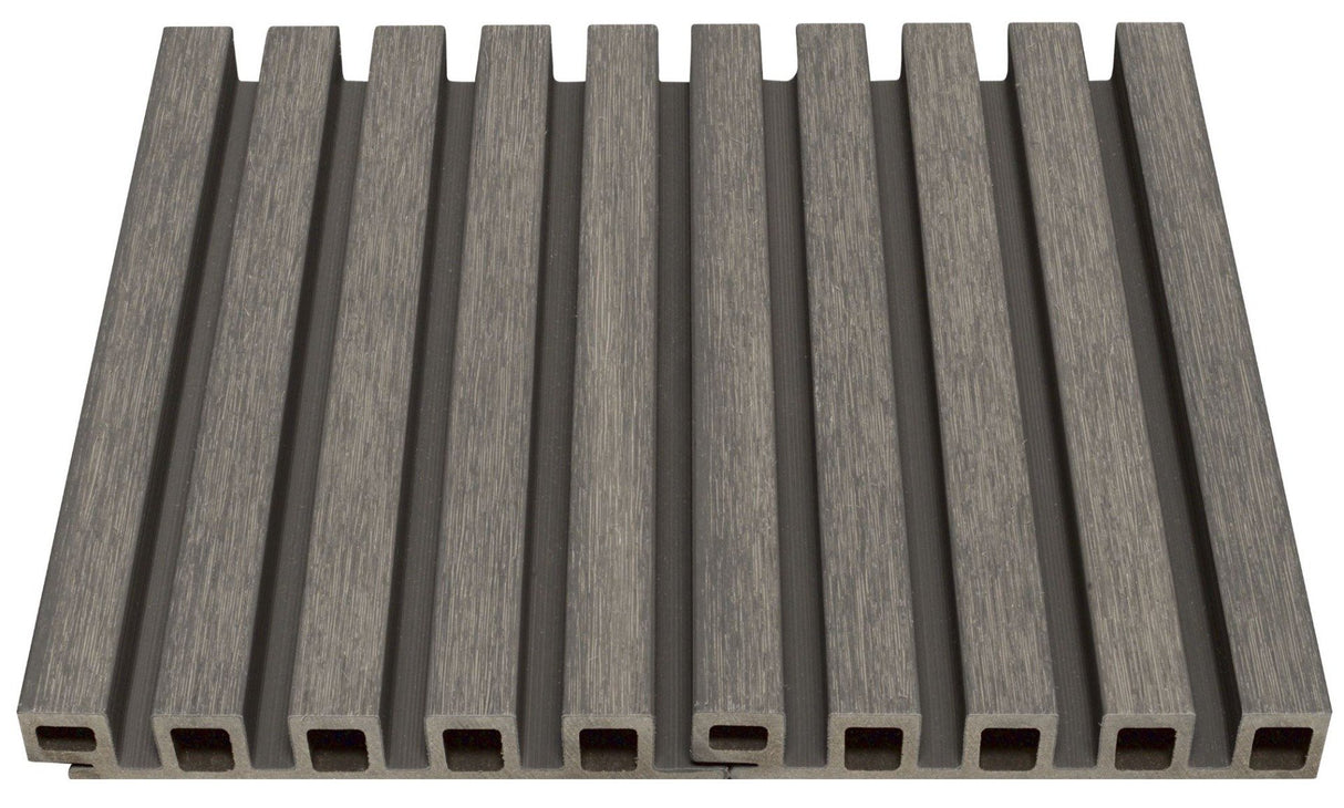 Composite Norvegian Siding #UH61 - 1’’ x 7.7’’ Silver Gray