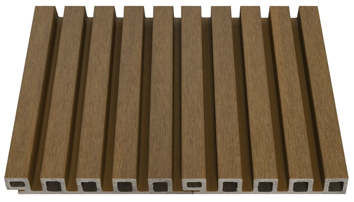 Composite Norvegian Siding #UH61 - 1’’ x 7.7’’ Teak