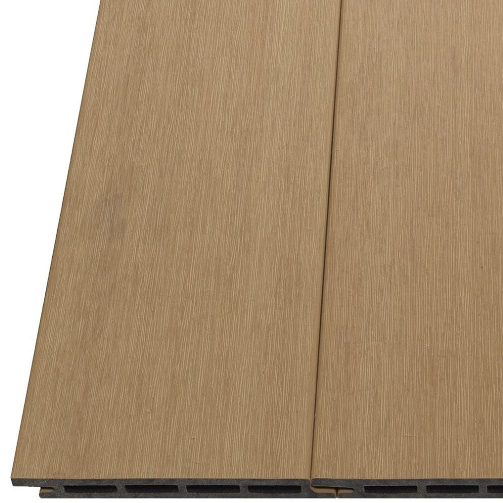 Revêtement en composite à feuillure #UH67 - 1/2’’ x 5 1/2’’ Cèdre rouge