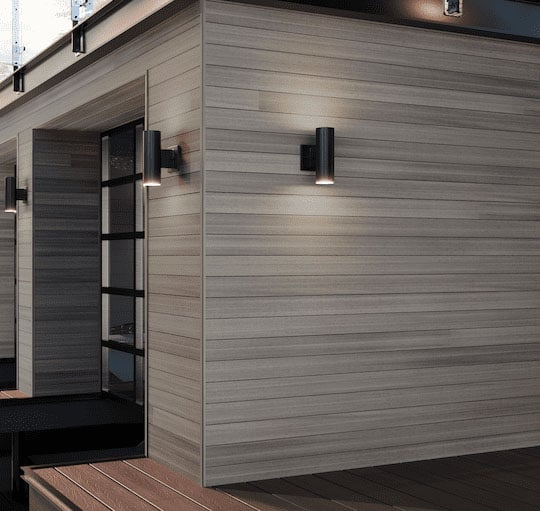 Composite Shiplap Siding #UH67 - 1/2’’ x 5 1/2’’ Silver Gray