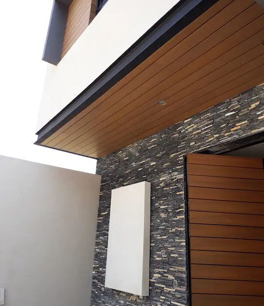 Composite Gap Siding #US31 - 1/2’’ x 5 1/2’’ Teak