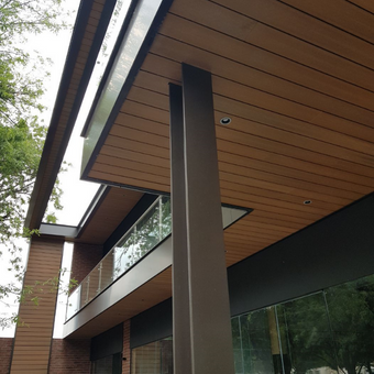 Composite Gap Siding #US31 - 1/2’’ x 5 1/2’’ Teak