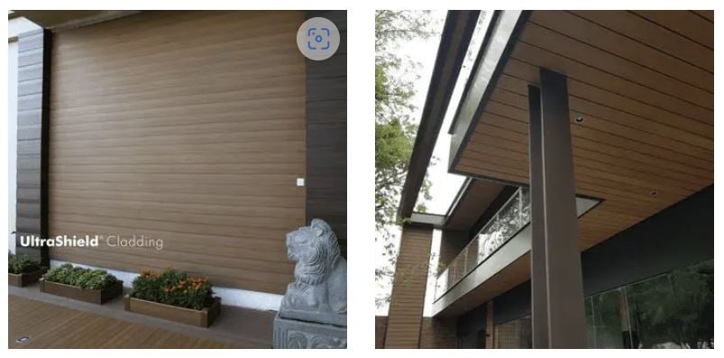 Composite Gap Siding #US31 - 1/2’’ x 5 1/2’’ Teak
