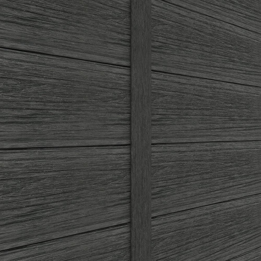 H Trim 7/8 " x 3 " x 16’ #US45 (for #US31 or #UH67) Charcoal