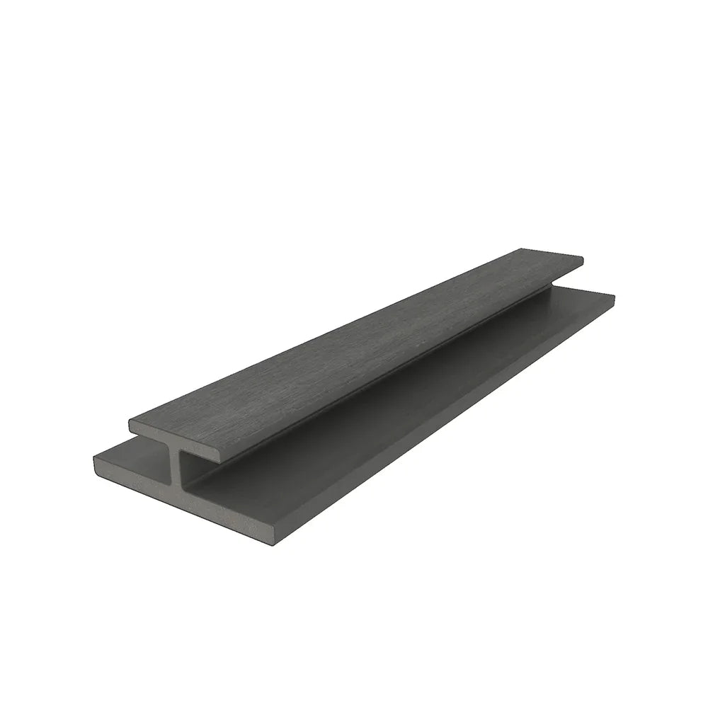 Bordure en H 7/8" x 3 " x 16’ #US45 (pour #US31 ou #UH67) Gris argenté