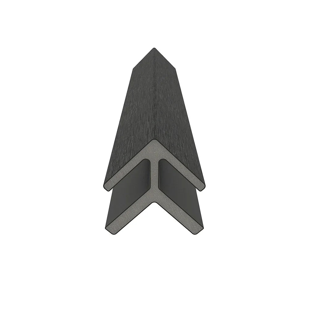 Bordure de coin extérieur 2 1/4" x 2 1/4" x 16’ #US46 (pour #US31 ou #UH67) Charbon