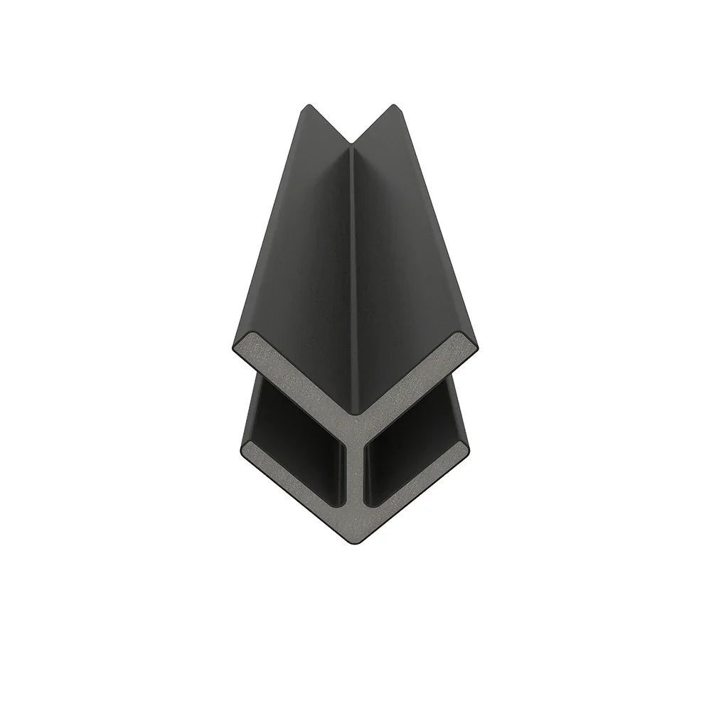Bordure de coin extérieur 2 1/4" x 2 1/4" x 16’ #US46 (pour #US31 ou #UH67) Charbon