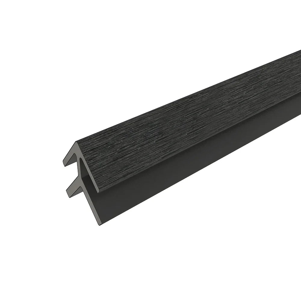 Bordure de coin extérieur 2 1/4" x 2 1/4" x 16’ #US46 (pour #US31 ou #UH67) Charbon