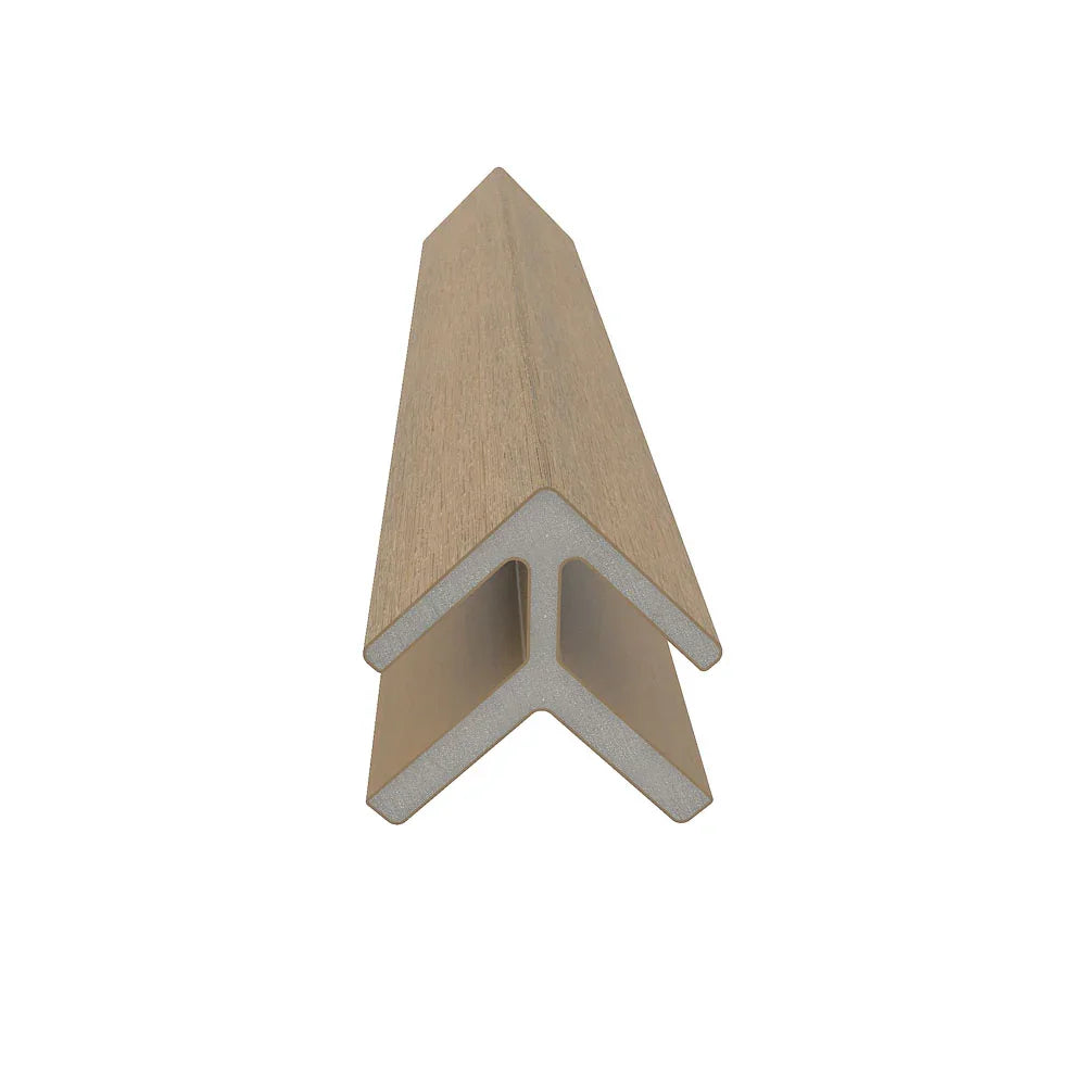 Bordure de coin extérieur 2 1/4" x 2 1/4" x 16’ #US46 (pour #US31 ou #UH67) Cèdre rouge