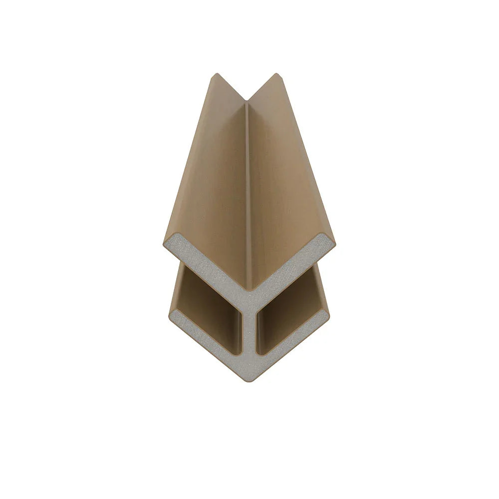 Bordure de coin extérieur 2 1/4" x 2 1/4" x 16’ #US46 (pour #US31 ou #UH67) Cèdre rouge