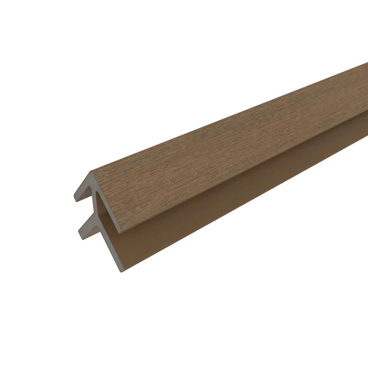 Bordure de coin extérieur 2 1/4" x 2 1/4" x 16’ #US46 (pour #US31 ou #UH67) Teck