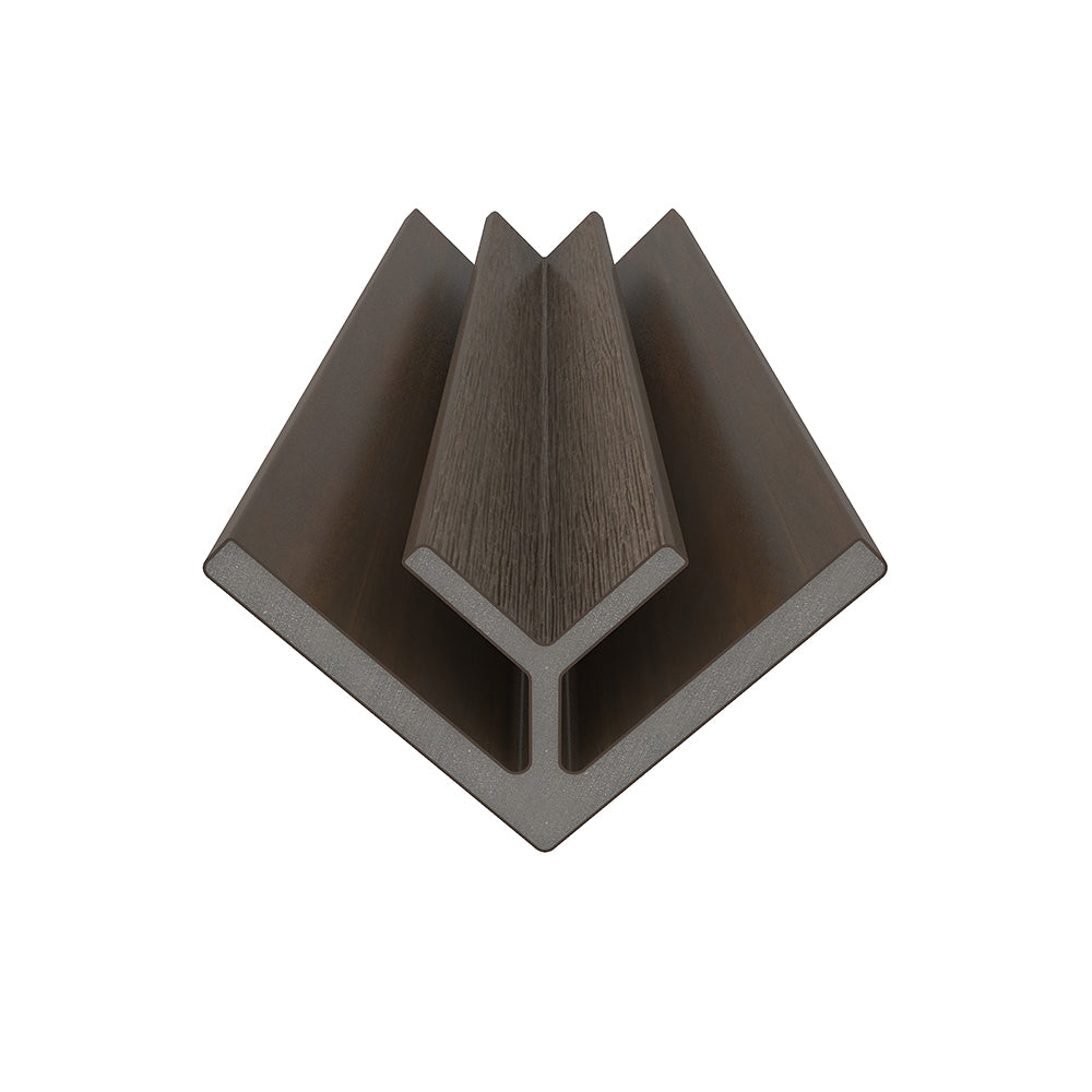 Bordure de coin intérieur 2 3/4" x 2 3/4" x 16’ #US47 (pour #US31 ou #UH67) Ipé