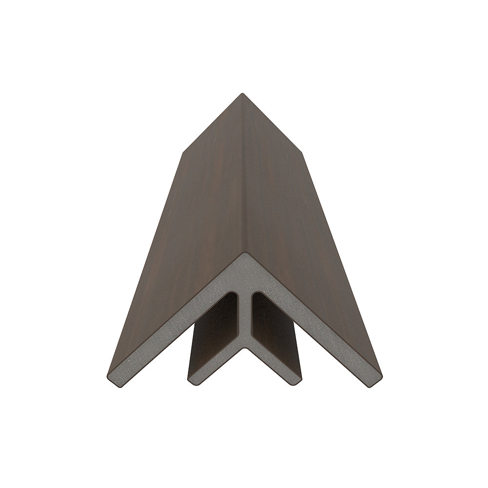 Bordure de coin intérieur 2 3/4" x 2 3/4" x 16’ #US47 (pour #US31 ou #UH67) Ipé