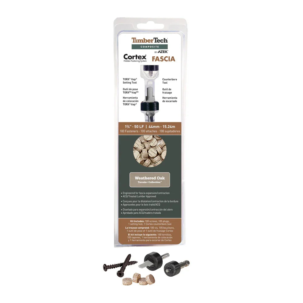 Attaches Cortex pour fascia 50 p.l. - Timbertech