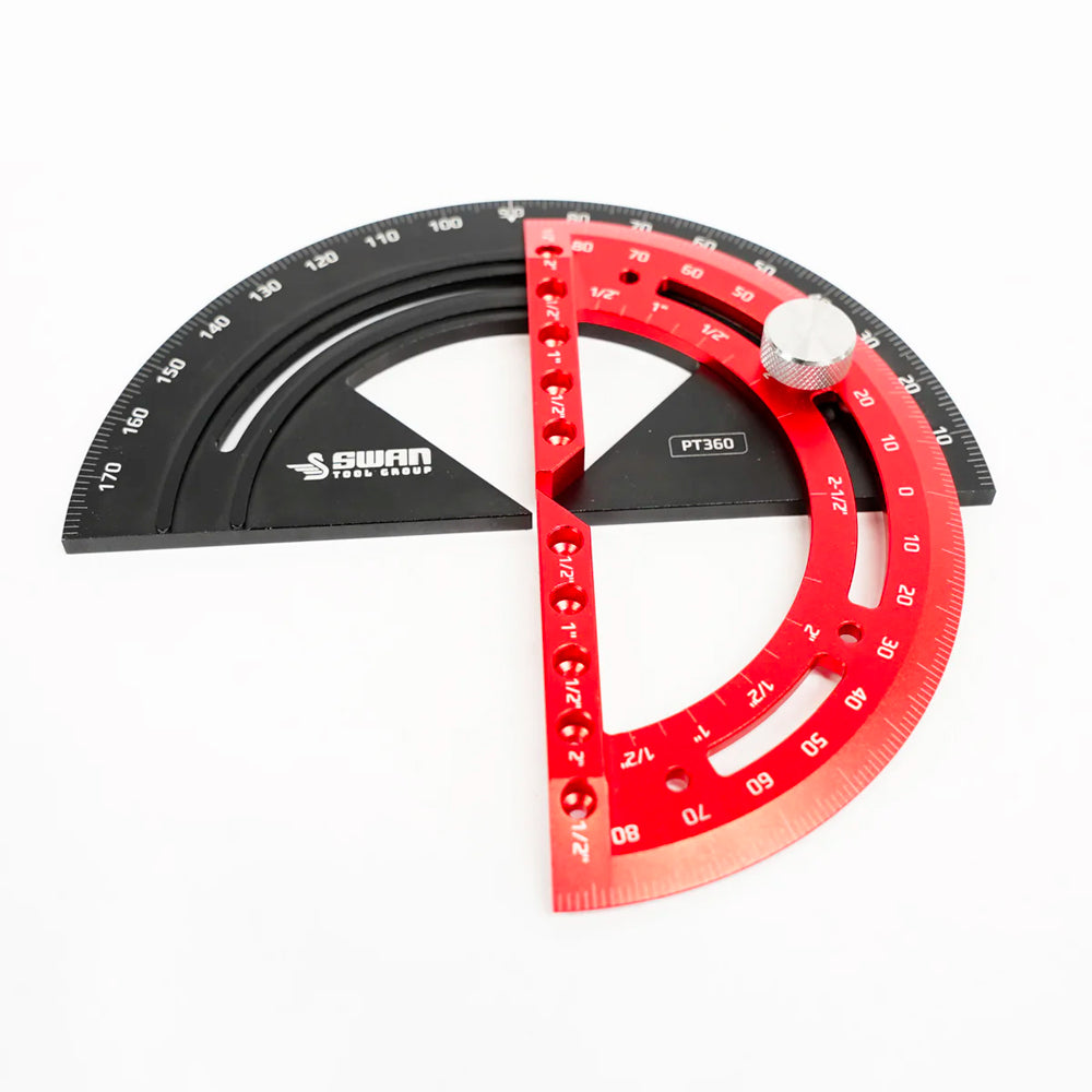 Rapporteur d’angle multi fonction Tyton Pro-Tac #PT360 - Groupe Swan