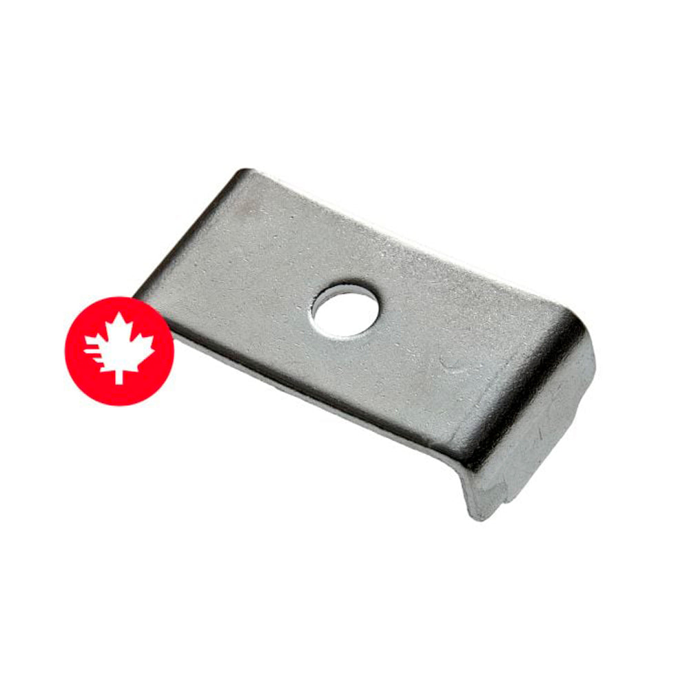 Joint barn door clip with bolt - Richards-Wilcox