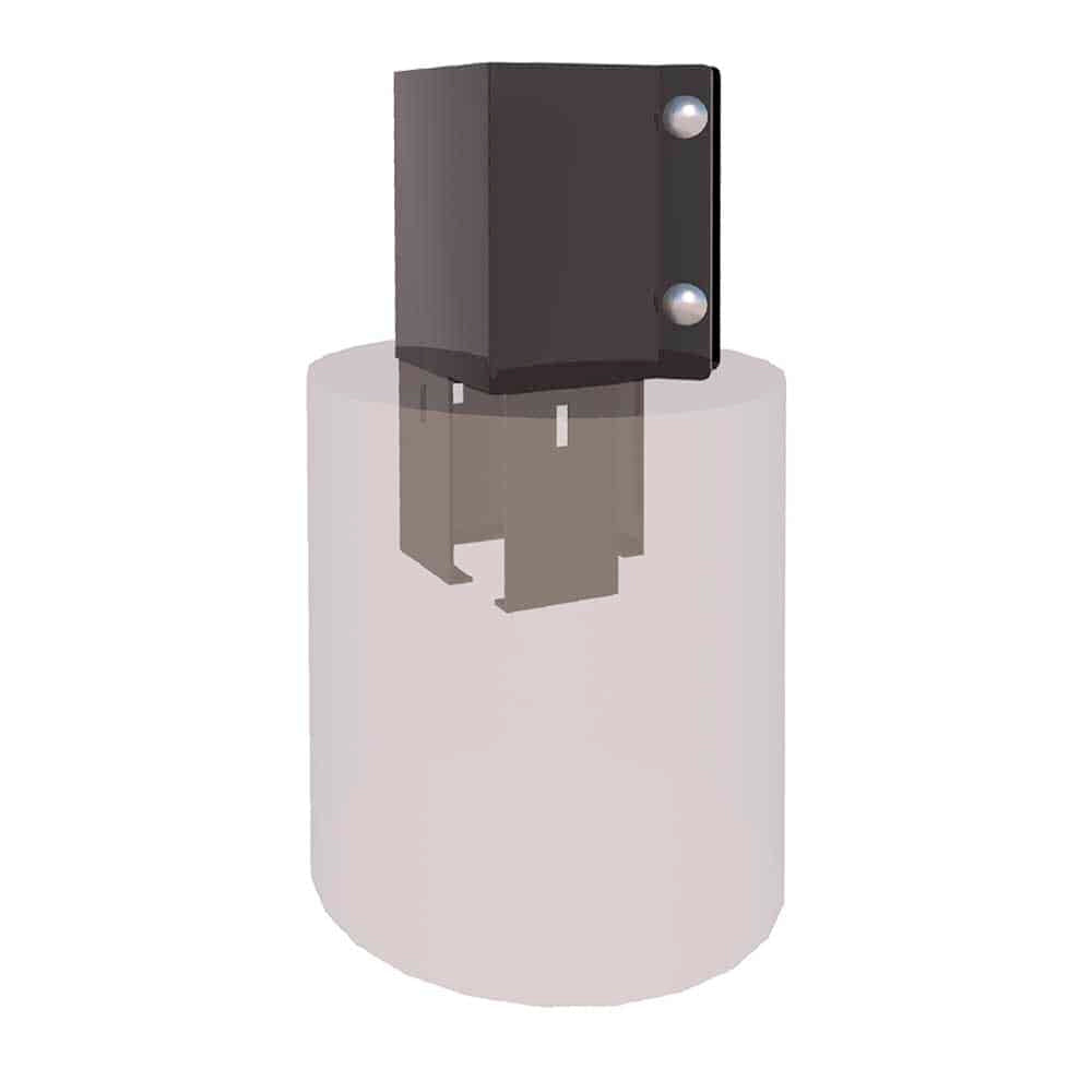 Ancrage à béton 44 noir, Pylex