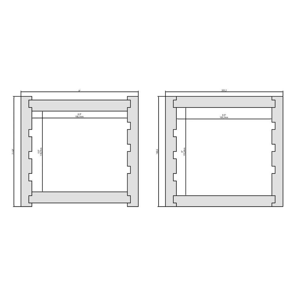 Ensemble de fausse poutre réversible en pin noueux - Interbois