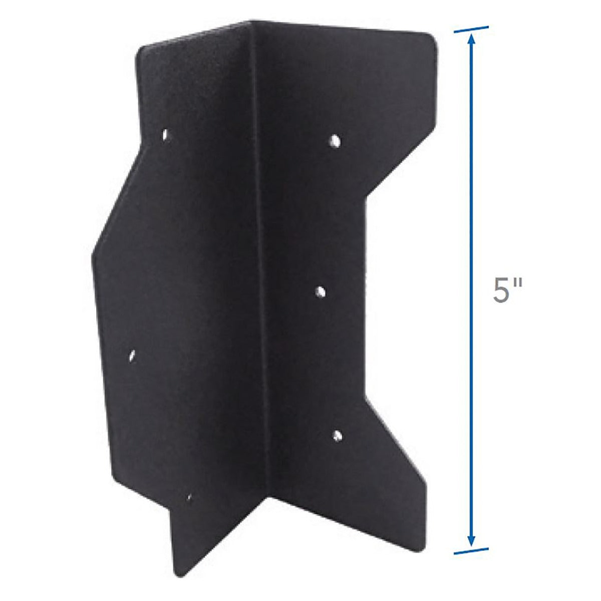 Ferrure en L #F50 noir 5" - Fortress Evolution