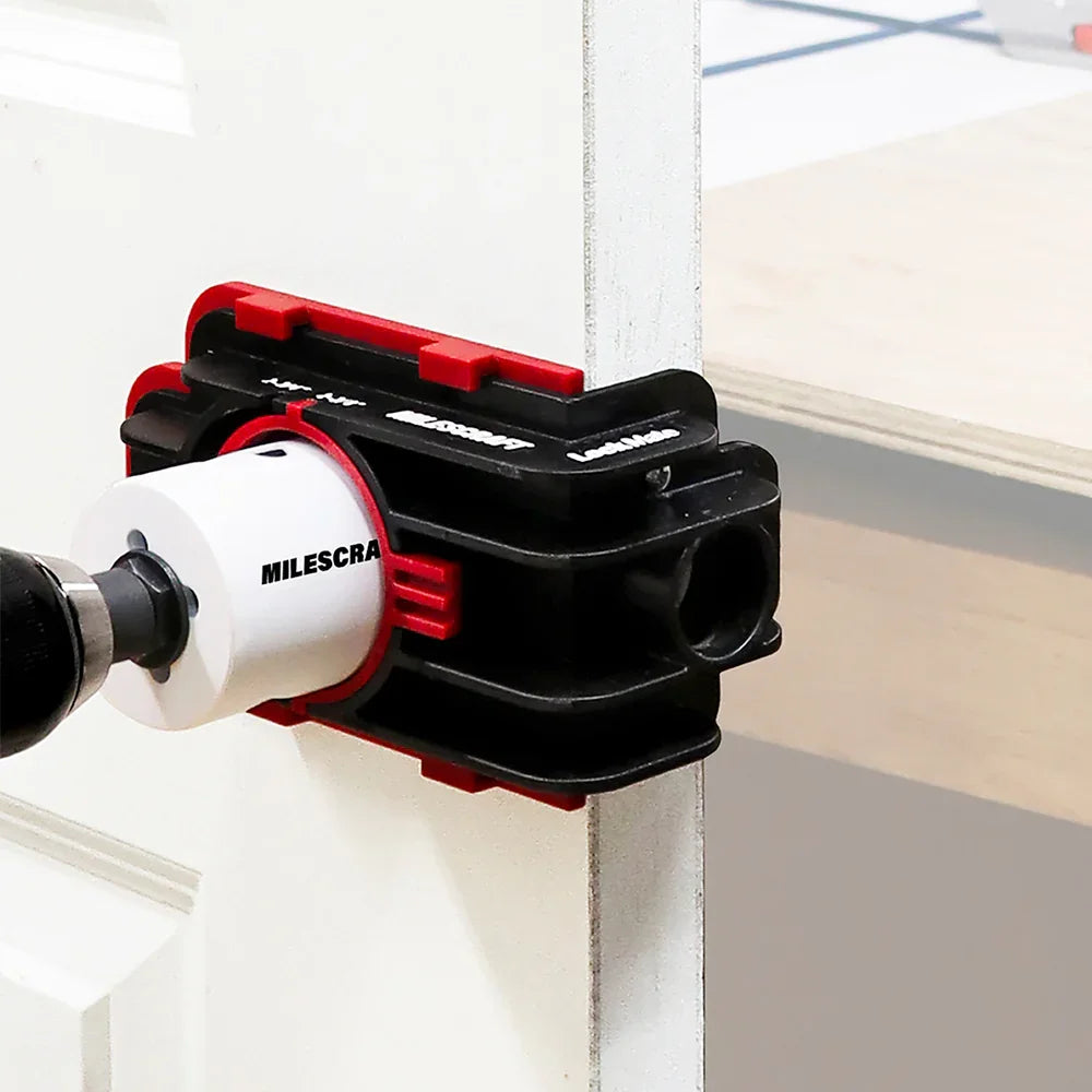 Milescraft lockmate jig for door knob #1337