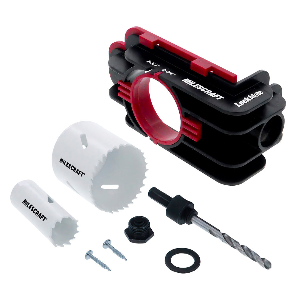 Gabarit de poignée de porte Lockmate 1337 - Milescraft