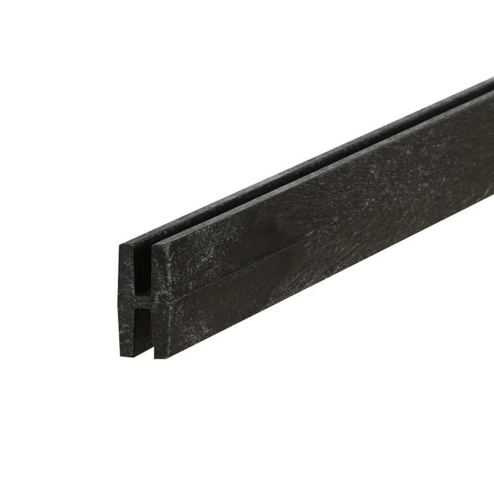 H-molding - Black - 96'' - PVC