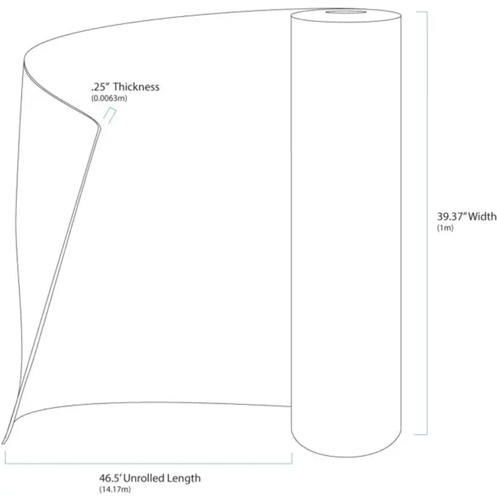 Anti-moisture cloth for exterior wall siding - Home Slicker - 1/4'' x 39,37'' x 46,5'