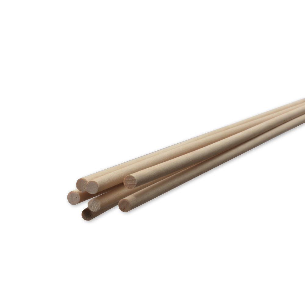 Goujon en bois franc 1/4" x 48"