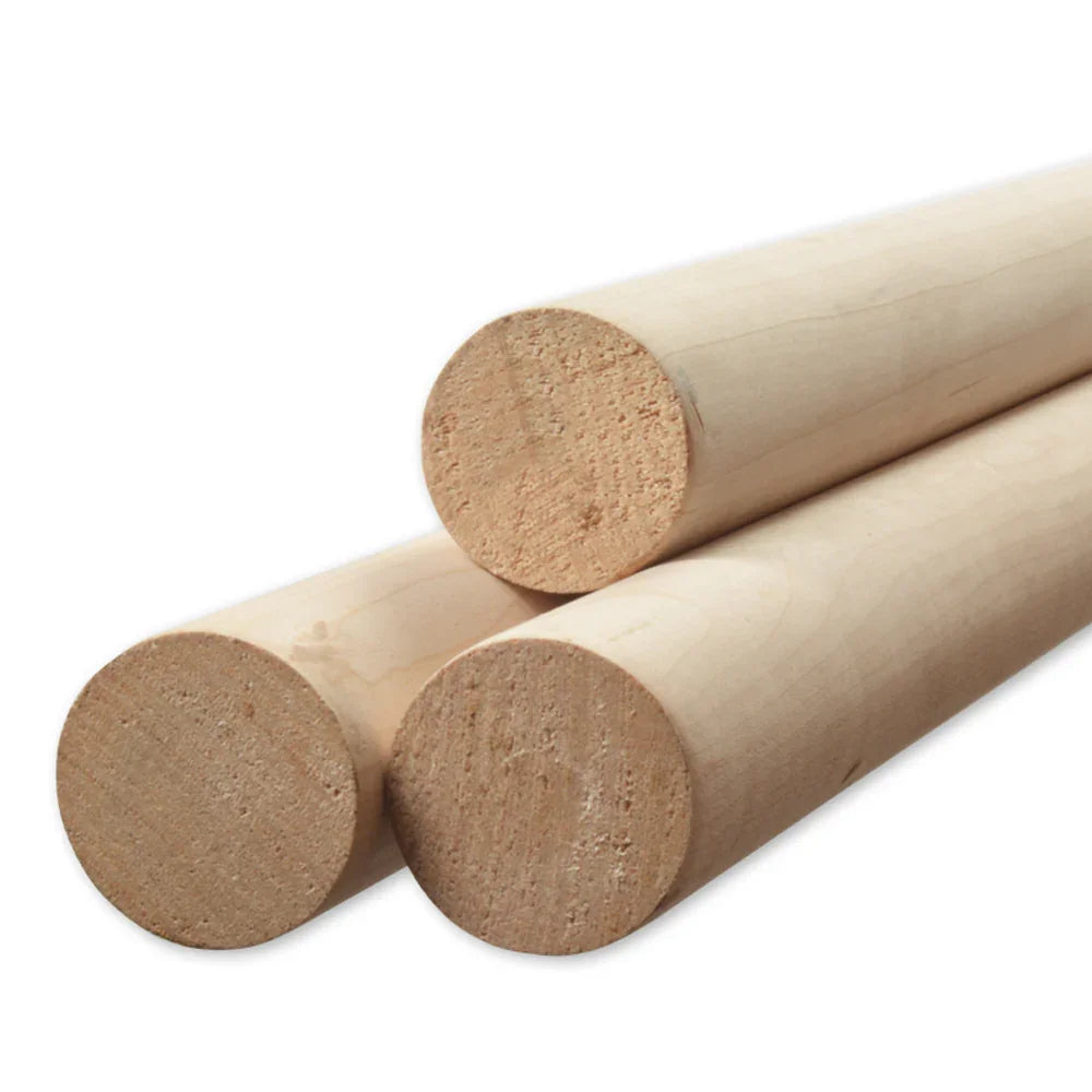 Hardwood Dowel 2 1/4" x 48"
