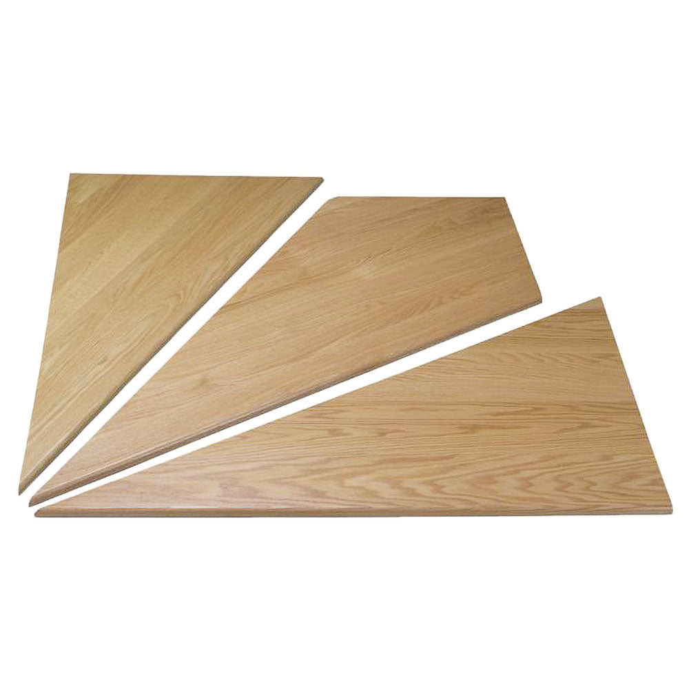Red Oak Angle Stair Treads - 3/pack