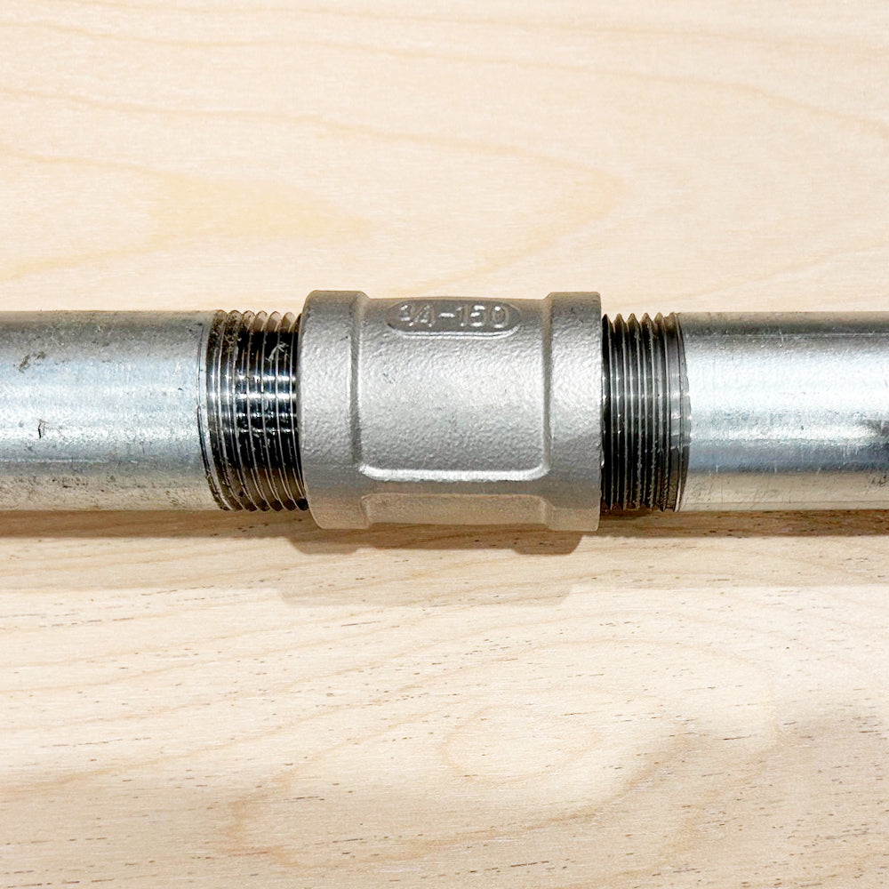 Manchon en acier inoxydable ¾’’