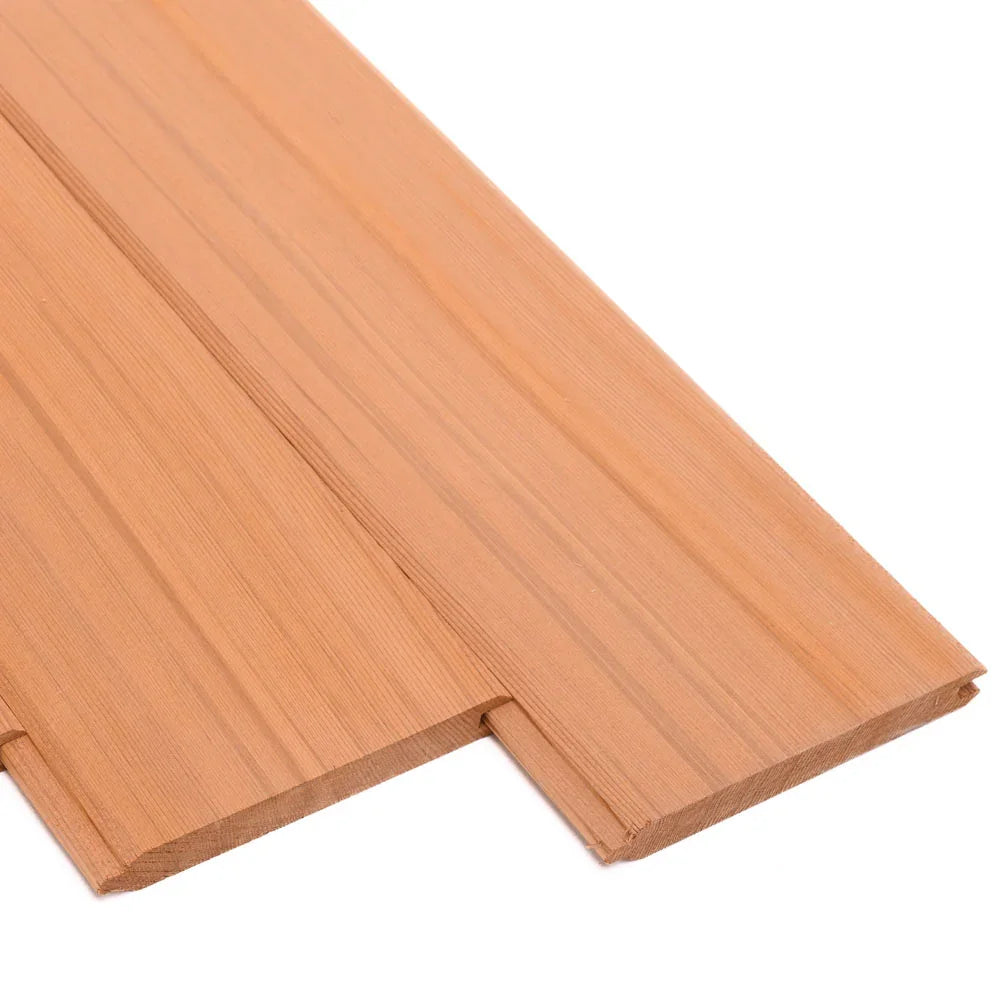 Revêtement extérieur en cèdre rouge de l’Ouest – Prestige V-Joint 11/16" x 6"