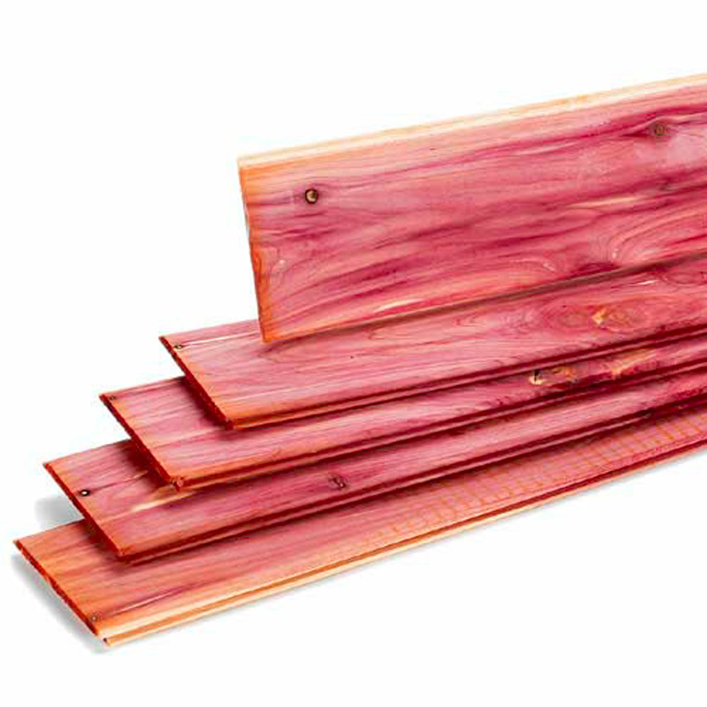 Aromatic cedar paneling ¼’’ x 3 ¾’’ random lenght 15 sq ft