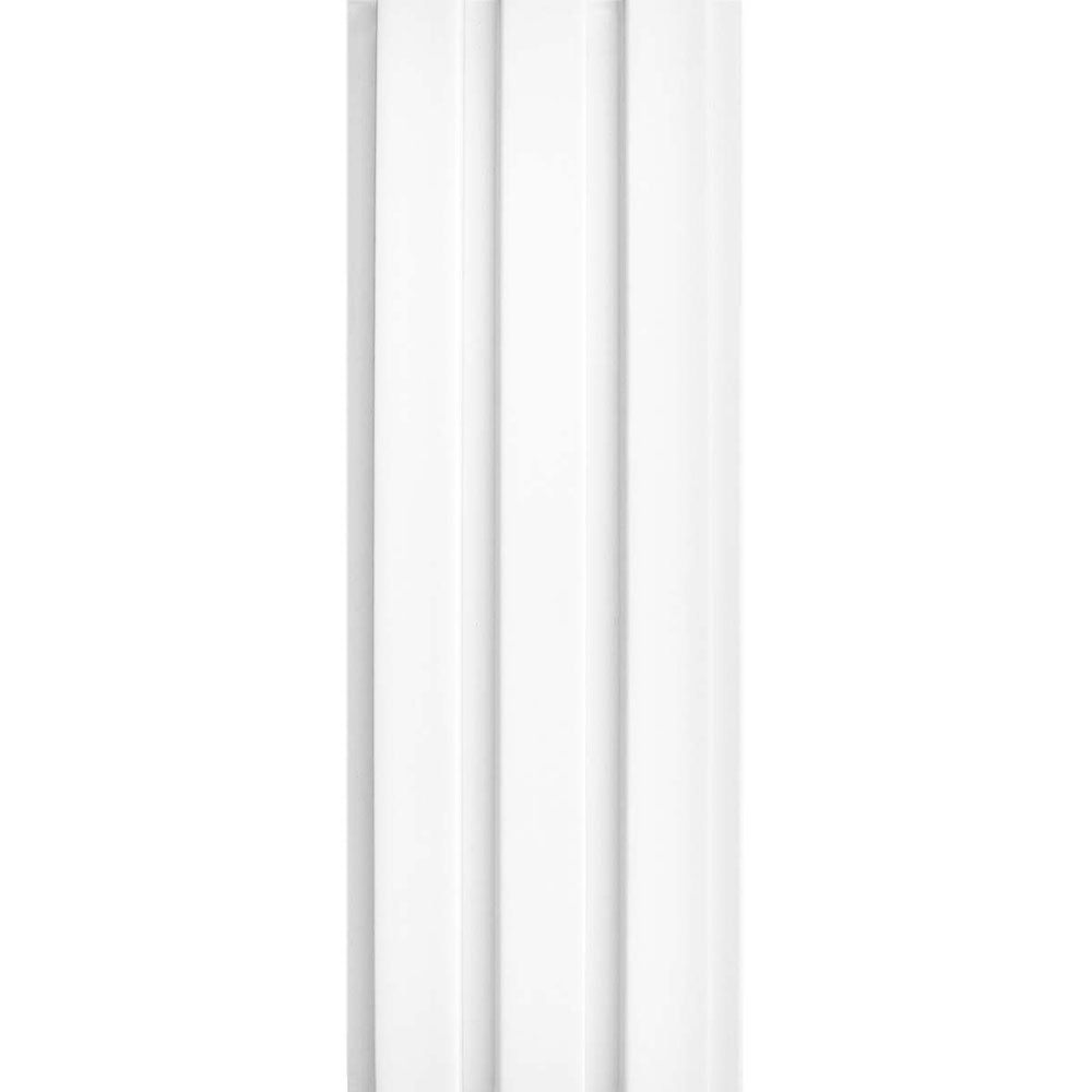 Panneau mural intérieur cannelé blanc 11,65 p.c. - Signature Salda