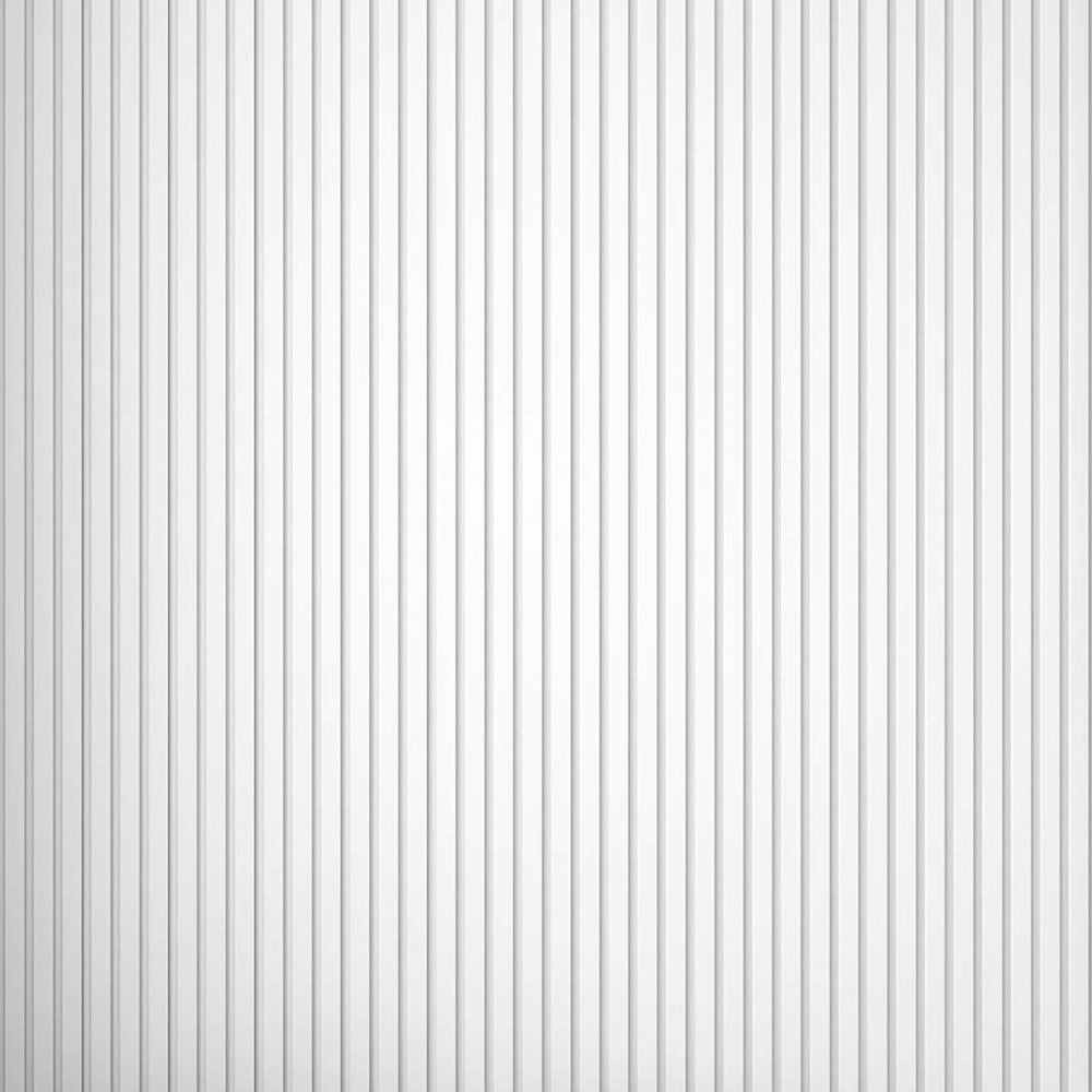 Panneau mural intérieur cannelé blanc 11,65 p.c. - Signature Salda