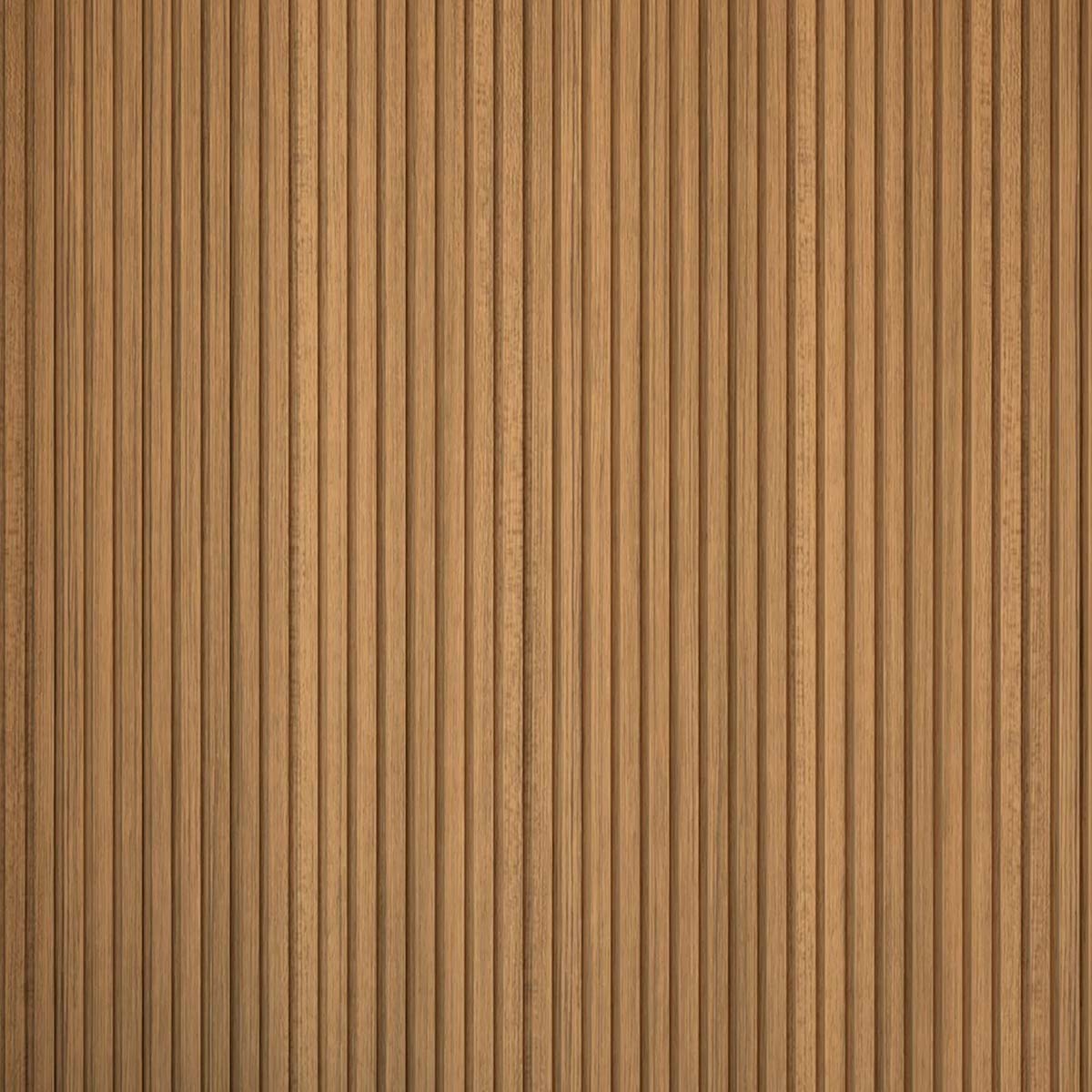 Interior Teak Fluted Wall Panel (11,65 sq.ft.) - Signature Salda