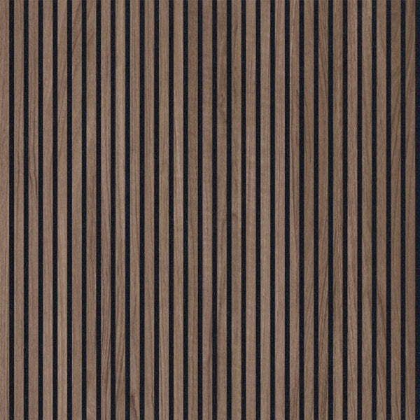 Grooved Panel with Kalmate Walnut 27/32" x 24’’ x 95’’ - Richelieu