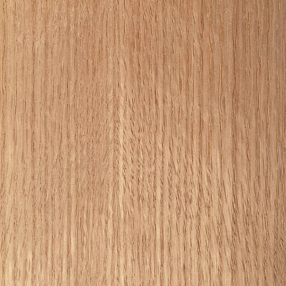 Placage en bois de chêne rouge sur quartier 48"x96"