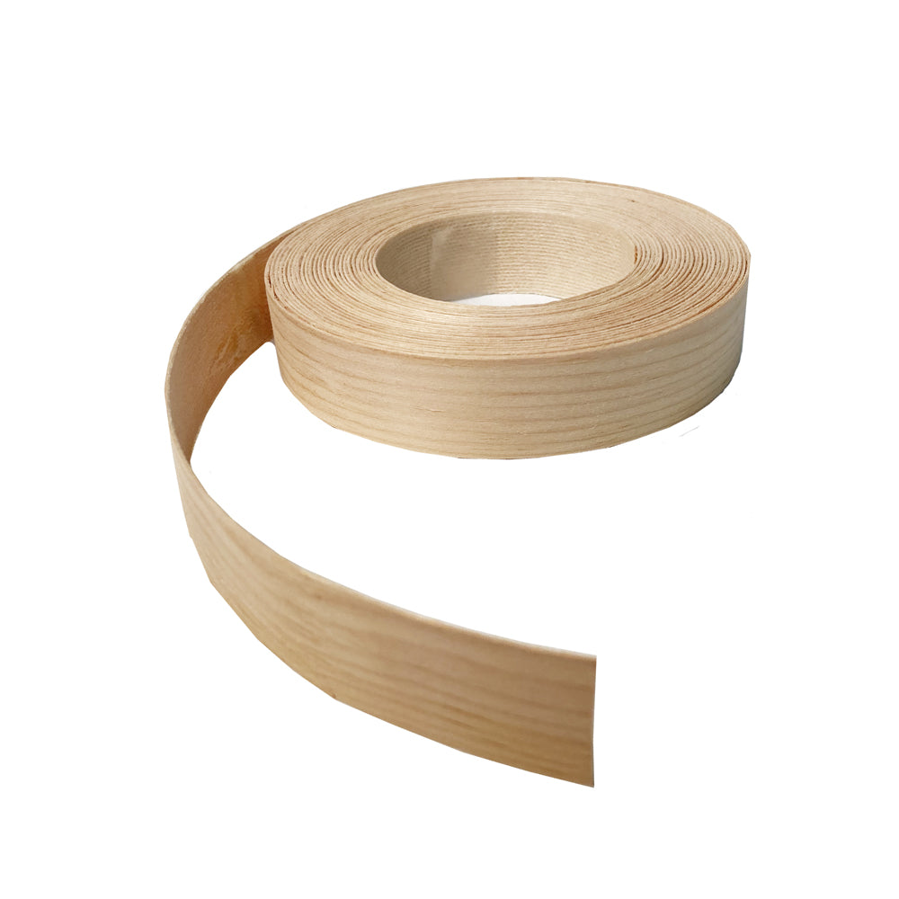 Bandes de chant en bois de pin blanc préencollées