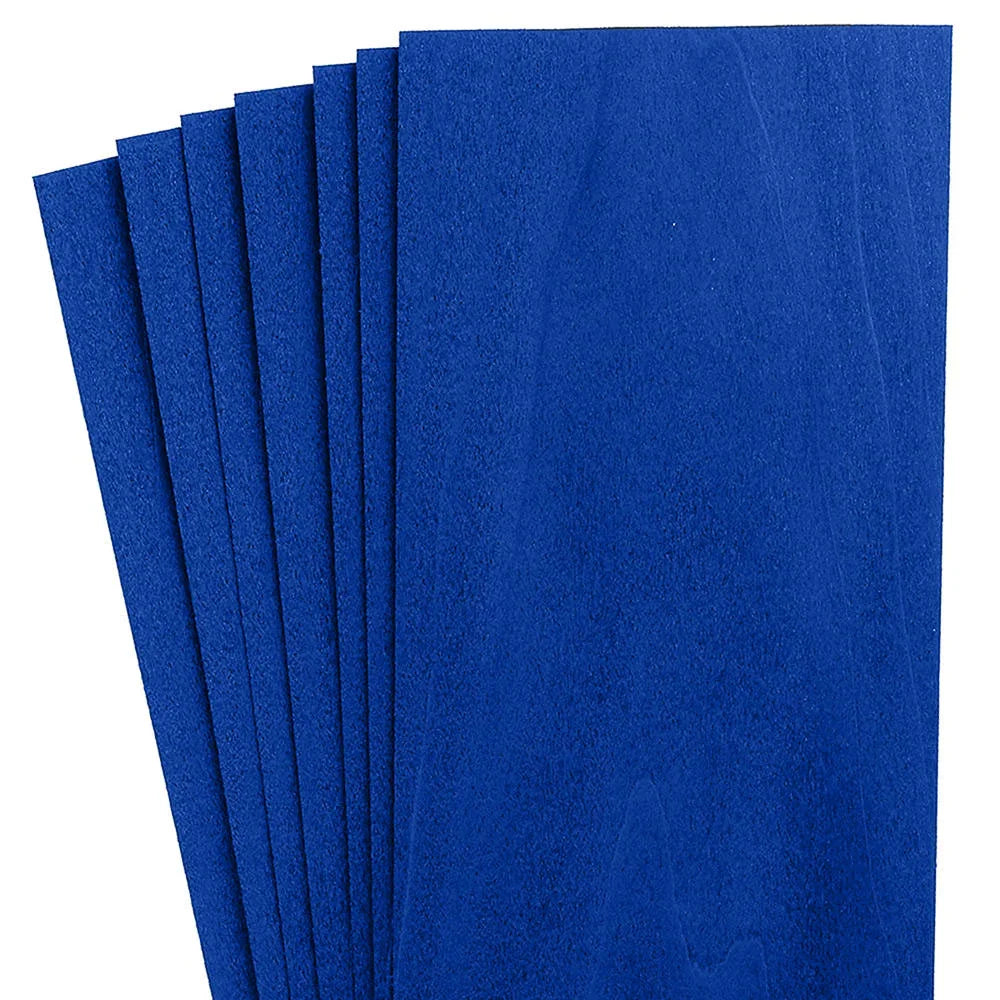 Placage teint Bleu marine 4.5" à 7.5" x 12" - (3 p.c.)