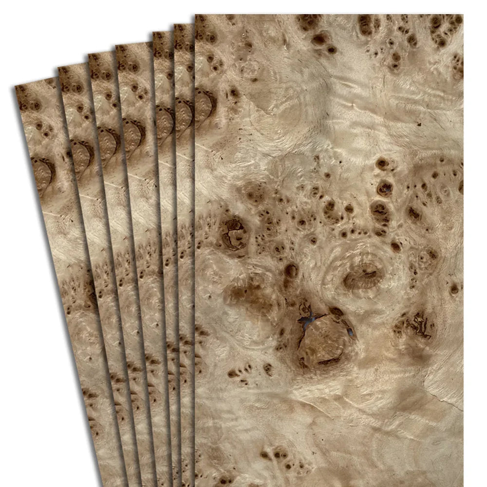 Mappa Burl Sequence Matched Veneer 4,5’’ to 7,5’’ x 12’’ (3 sq.ft.)