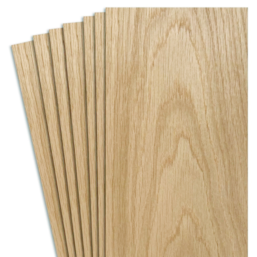 Coupon de placage en chêne blanc 4,5’’ à 7,5’’ x 12’’ (3 p.c.)