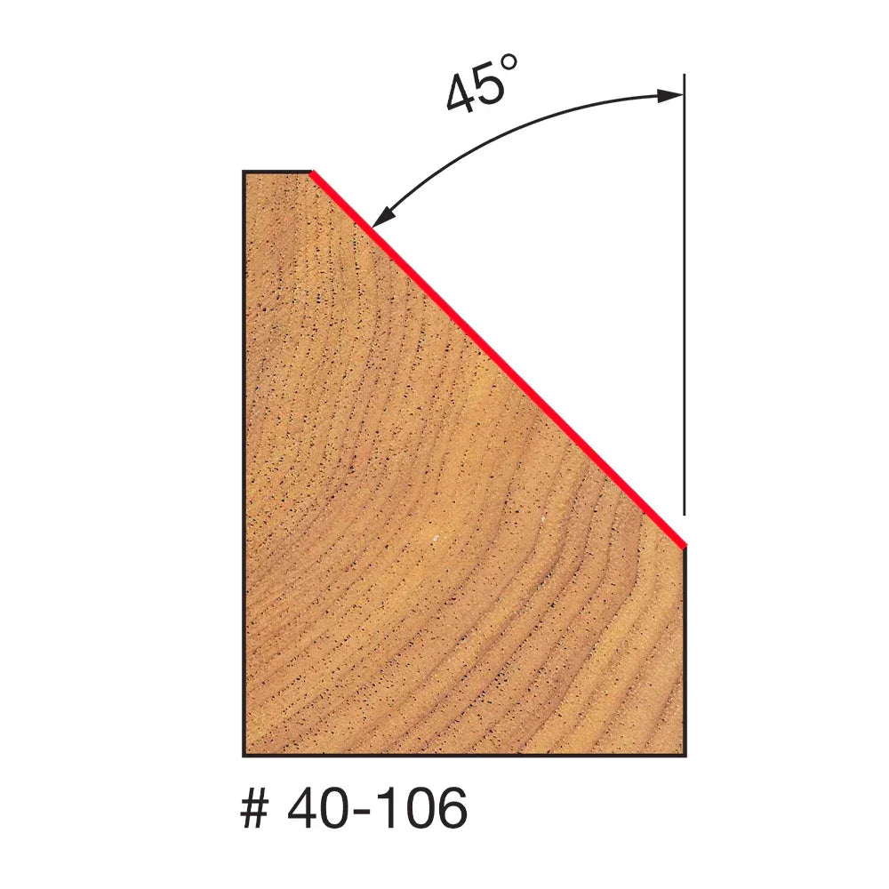 Chamfer Router Bits - Freud