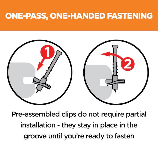 Hidden Deck Fasteners for metal framings - Camo