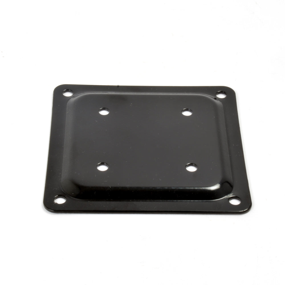 Plaque d'assise Fixplak 4" x 4" - Noir
