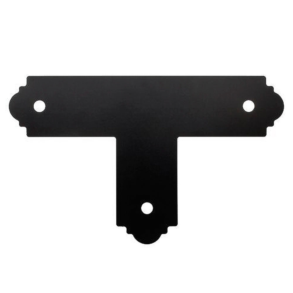 Black T Shaped bracket 3" wide