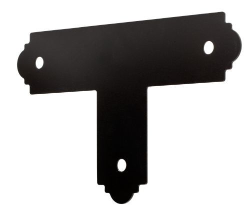 Black T Shaped bracket 3" wide